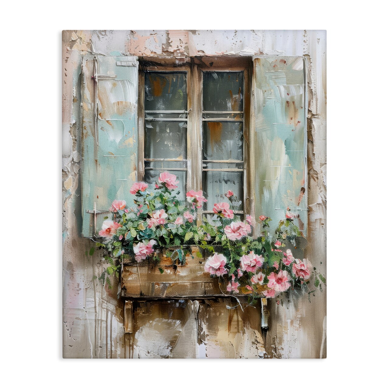 Stupell Industries French Country Window Canvas Design by Arlington Prints